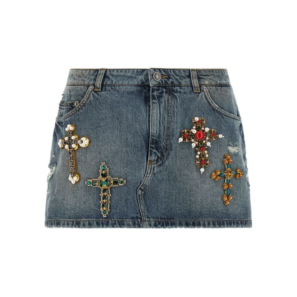 Dolce & Gabbana Women Embroidery Skirt